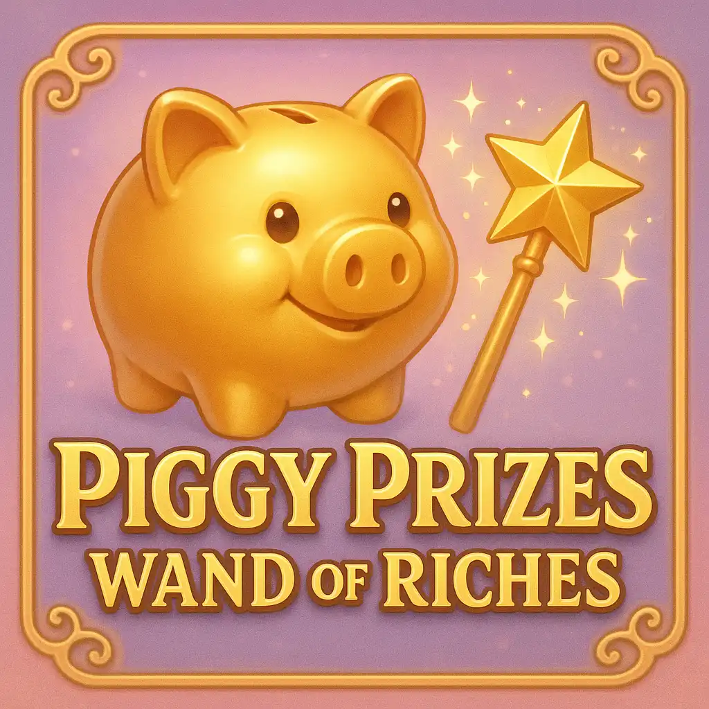 Screenshot from the Piggy Prizes Wand of Riches game
